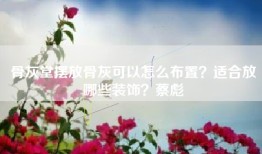 骨灰堂摆放骨灰可以怎么布置？适合放哪些装饰？蔡彪