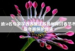 逾50名专家学者齐聚江苏扬州探讨春节木版年画保护传承