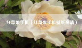 红苹果手机（红苹果手机壁纸高清）