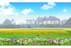 手机管理软件（mt管理软件）