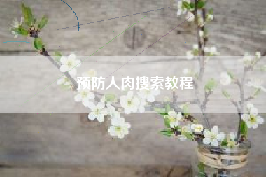 预防人肉搜索教程